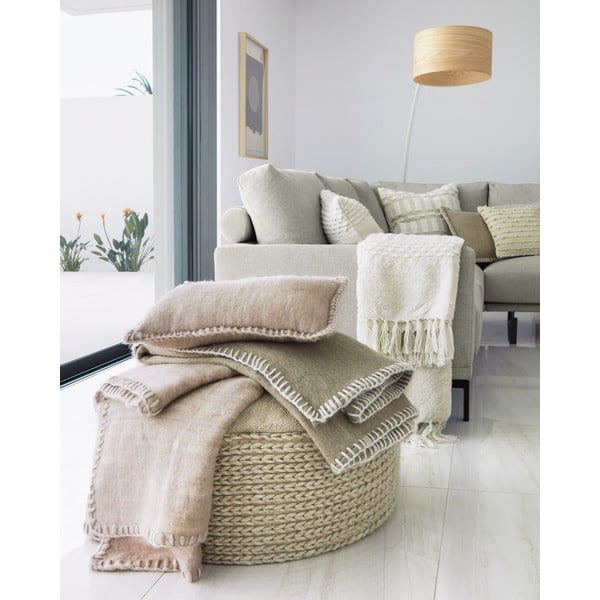 Spilvendrāna no vilnas maisījuma 30x50 cm Augustina – Kave Home-image-4