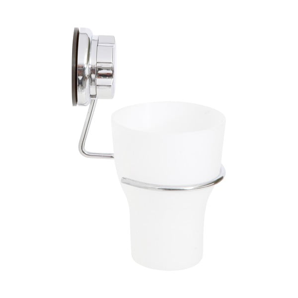 Sudraba krāsas metāla pašturošs trauks zobu birstei Bestlock Bath – Compactor-image-1