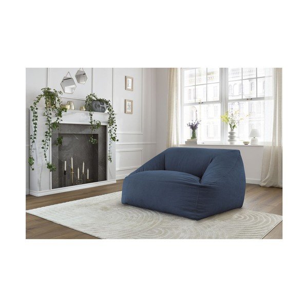 Tumši zils velveta sēžammaiss Lilibet – Bobochic Paris-image-1