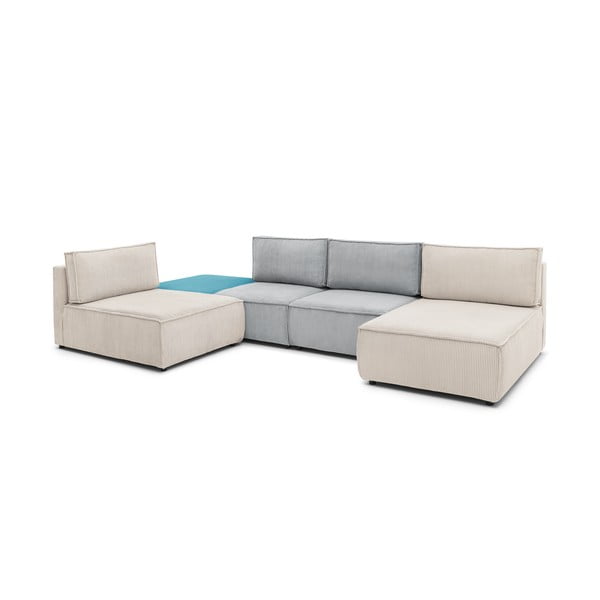 Velveta stūra dīvāns (ar maināmu stūri) Nihad modular – Bobochic Paris-image-4