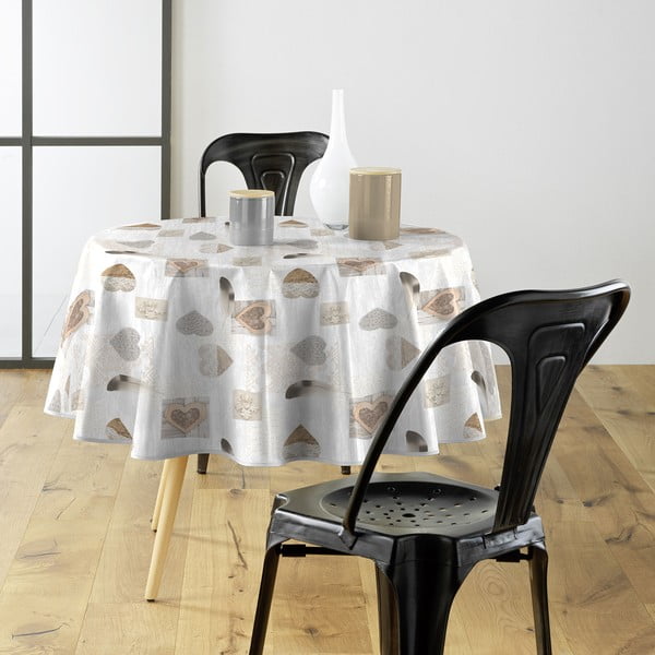 Mazgājams galdauts ø 160 cm Delicia – douceur d'intérieur-image-2