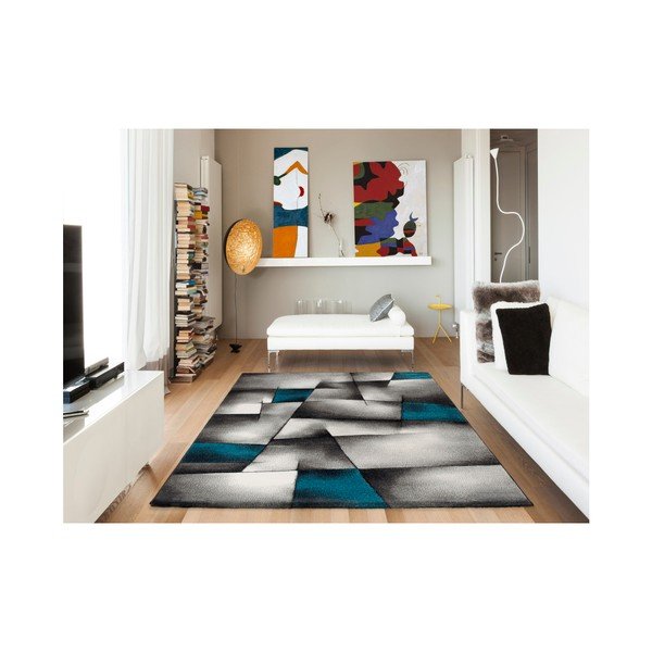 Zili pelēks paklājs Universal Malmo, 160 x 230 cm-image-1