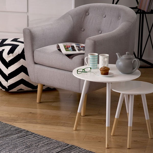 Apaļi sānu galdiņi (2 gab.) Viborg – Premier Housewares-image-1