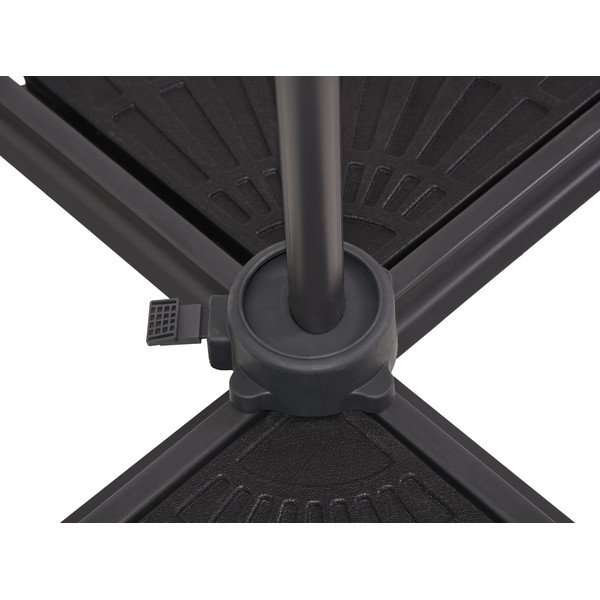 Pelēks saulessargs 300x300 cm Deluxe – Garden Pleasure-image-3