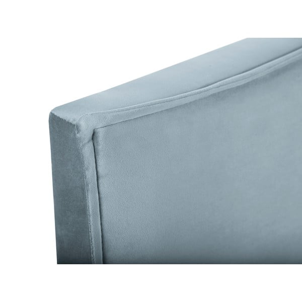 Gaiši zils gultas galvgalis 180x120 cm Natalia – Milo Casa-image-4