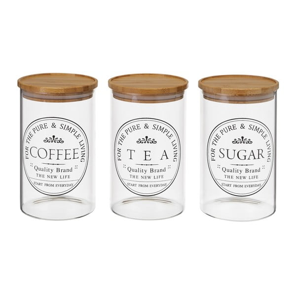 Stikla konteineri (3 gab.) – Casa Selección