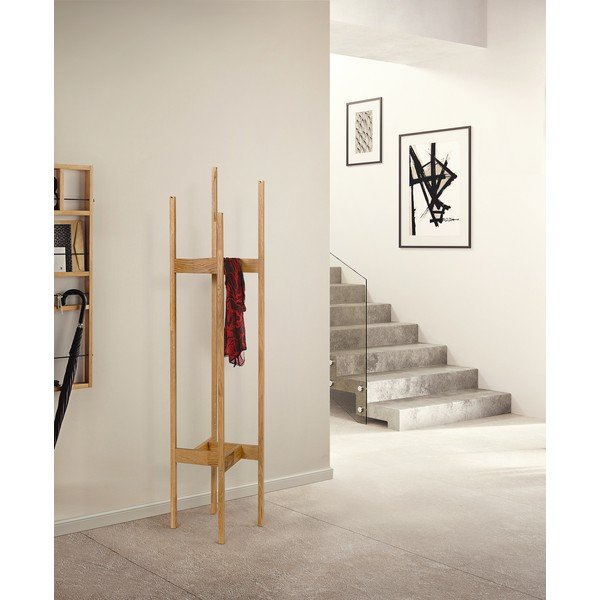 Mēteļu pakaramais no masīvkoka Woodman Hilbert-image-4