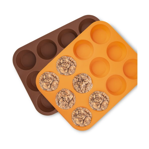 Silikona cepšanas forma mafiniem 25x32,5 cm – Orion-image-2