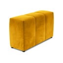 Dzeltena samta atzveltne modulārajam dīvānam Rome Velvet – Cosmopolitan Design 