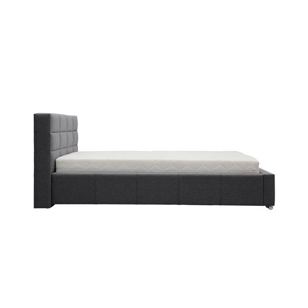 Pelēka divguļamā gulta Mazzini Beds Reve, 140 x 200 cm-image-3