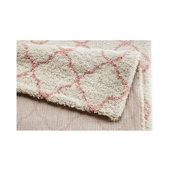 Krēmkrāsas un rozā paklājs Mint Rugs Grace Creme Rose, 200 x 290 cm-image-1