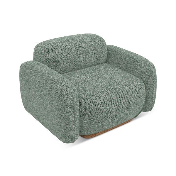 Gaiši zaļš atpūtas krēsls Ailani – Makamii-image-2