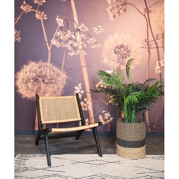 Melns tīkkoka krēsls ar pinumu – HSM collection-image-1