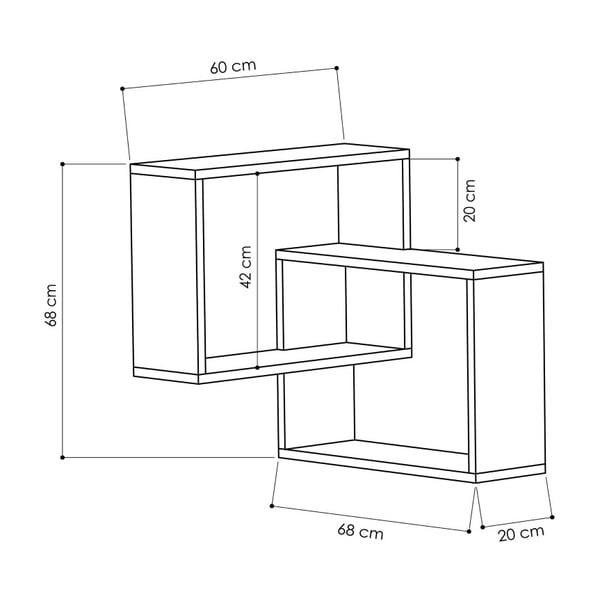 Balts stūra sienas plaukts Homitis Ring-image-2