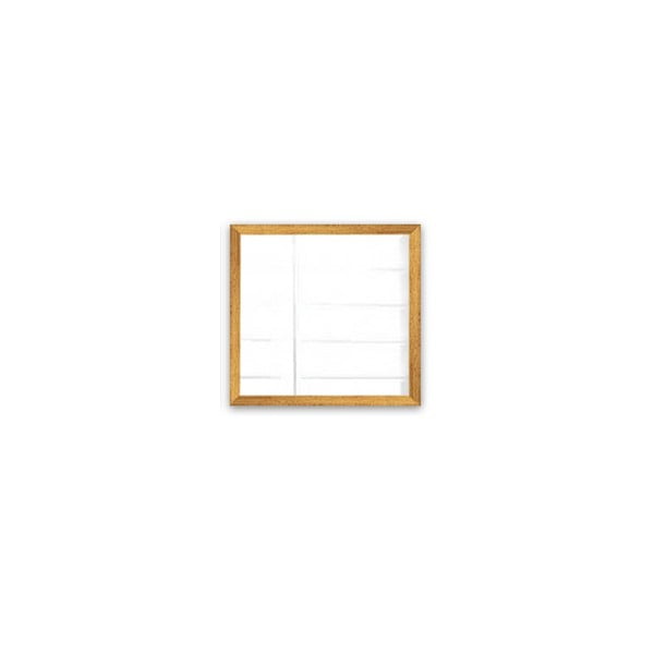 3 sienas spoguļu komplekts ar zelta krāsas rāmi Oyo Concept Setayna, 24 x 24 cm
