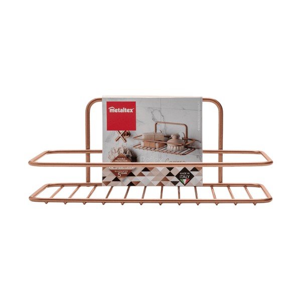 Vannas istabas plaukts Metaltex Copper-image-2