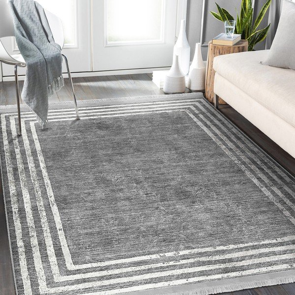 Pelēks paklājs 80x150 cm – Mila Home-image-1