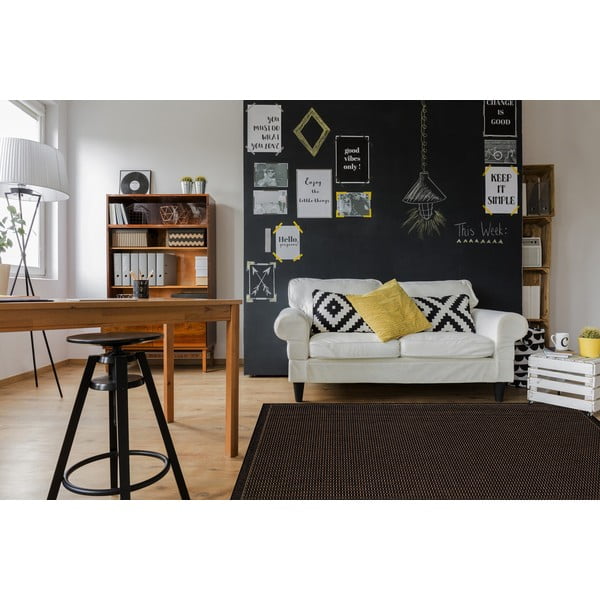 Melns āra paklājs Floorita Tatami, 180 x 280 cm-image-2