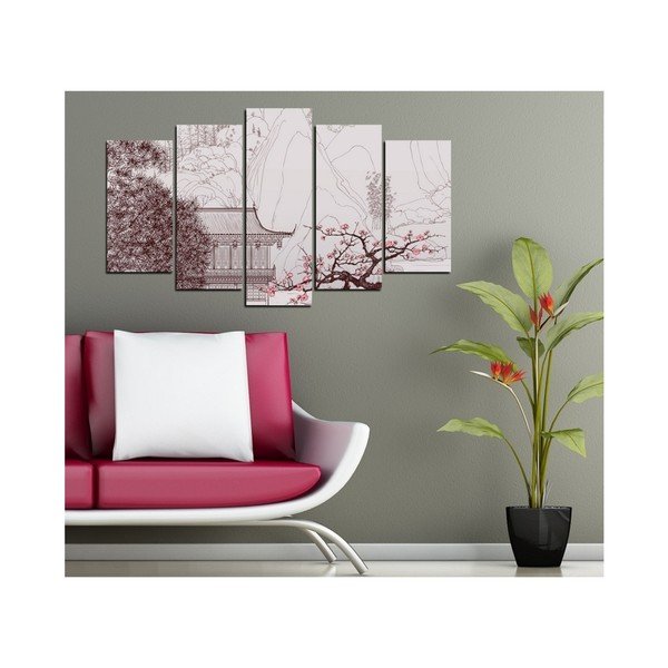 Daudzdaļīgs 3D mākslas darbs Calmo, 102 x 60 cm-image-1