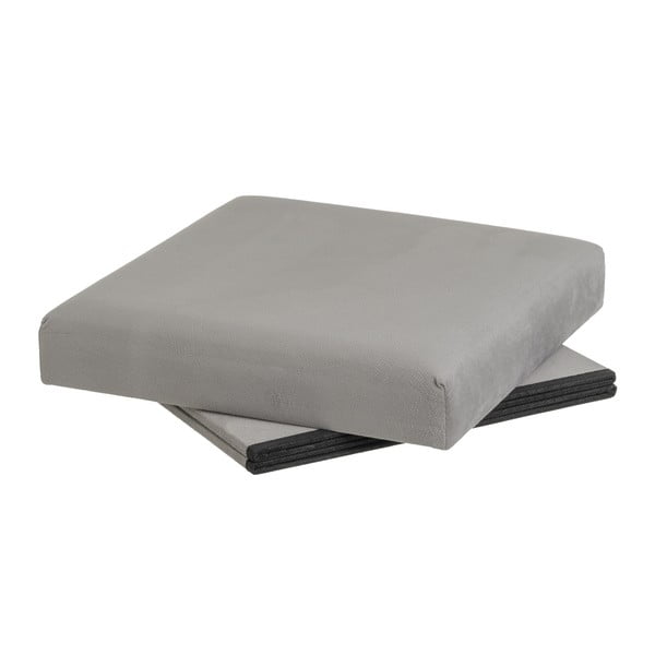 Gaiši pelēks samta pufs Estela – Casa Selección-image-3