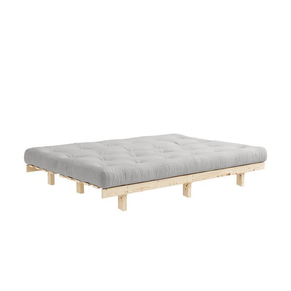 Izvelkamais dīvāns Karup Design Lean Raw Light Grey-image-4