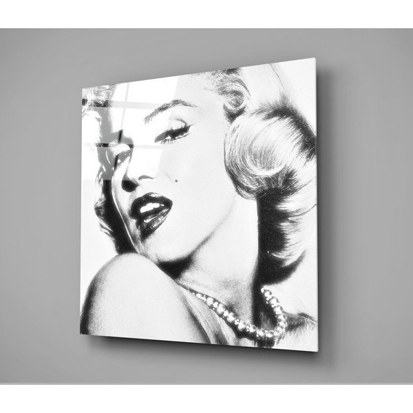 Stikla glezna Insigne Marilyn Monroe, 40 x 40 cm-image-3