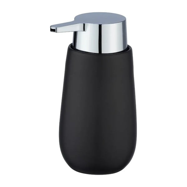 Matēti melns keramikas vannas istabas piederumu komplekts Badi – Wenko-image-3