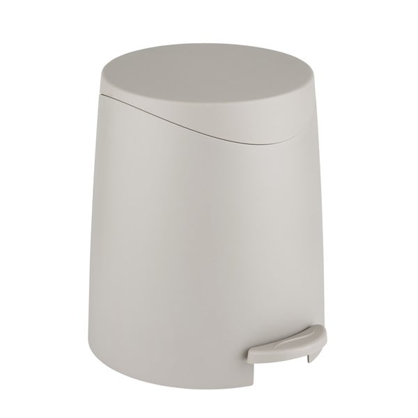 Pelēkbrūna plastmasas atkritumu tvertne ar pedāli 3 l Portes – Allstar