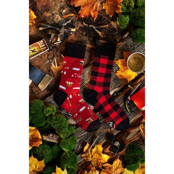 Zeķes Many Mornings Lumberjack Life, 35-38 izmērs-image-1