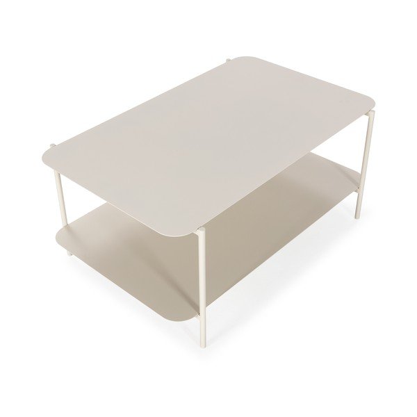 Krēmkrāsas metāla žurnālgaldiņš 58x90 cm Beatrix – MOME-image-4