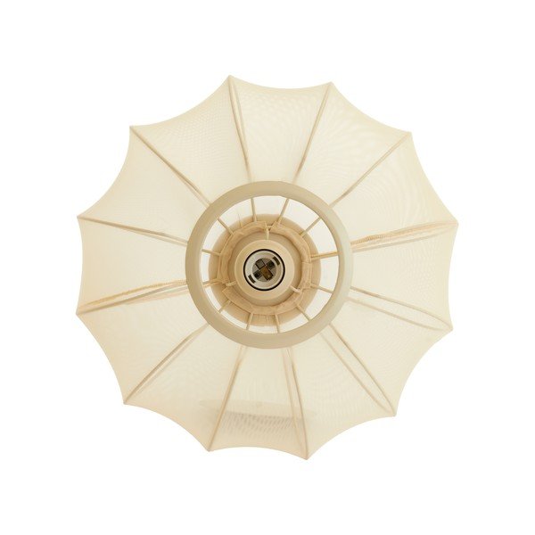 Krēmkrāsas griestu lampa ar auduma abažūru ø 40 cm Plumalia – Light & Living-image-2
