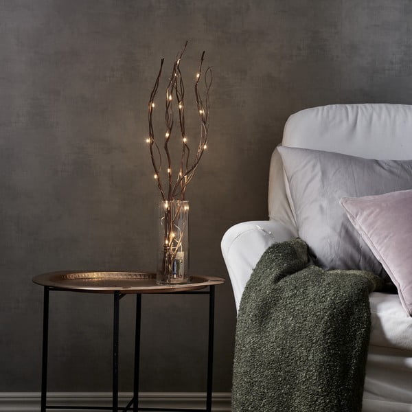 Brūns gaismas dekors ø 8 cm Willow – Star Trading-image-1