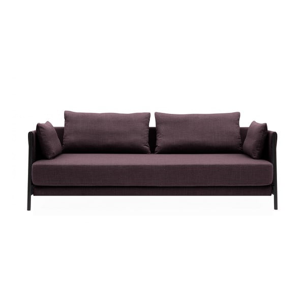 Tumši violets izvelkamais dīvāns Softline Madison