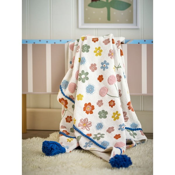 Bērnu sega no pārstrādātas kokvilnas 130x160 cm Cherry – Bloomingville Mini-image-1