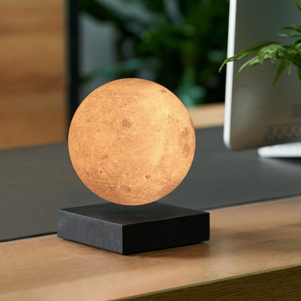 Melns gaismas dekors ar vadu ø 12 cm Moon – Gingko-image-3