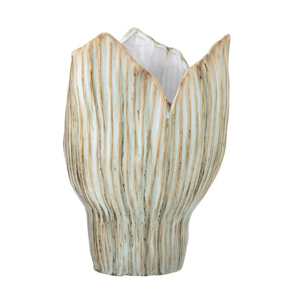 Gaiši zaļa māla vāze (augstums 30 cm) Mahira – Bloomingville-image-3