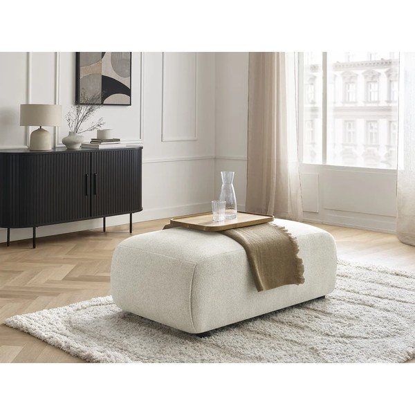 Balts modulārais kāju soliņš Jana – Bobochic Paris-image-1