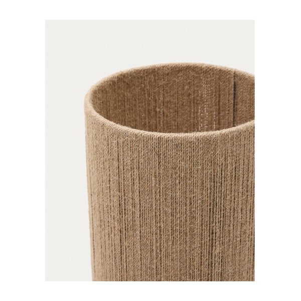 Tumša dabīga toņa akācijas masīvkoka galda lampa (augstums 43 cm) Kor – Kave Home-image-4