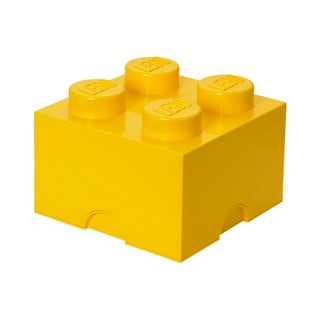 Dzeltena kvadrātveida glabāšanas kaste LEGO®