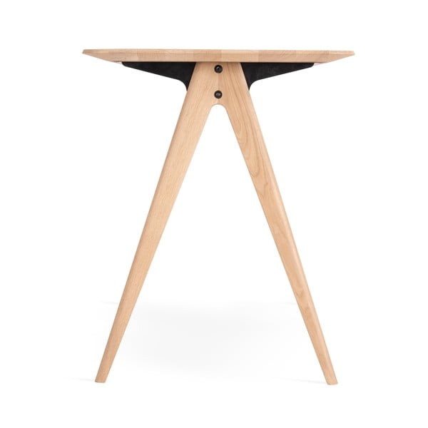 Ozola masīvkoka darba galds 60x120 cm Ava – Gazzda-image-4