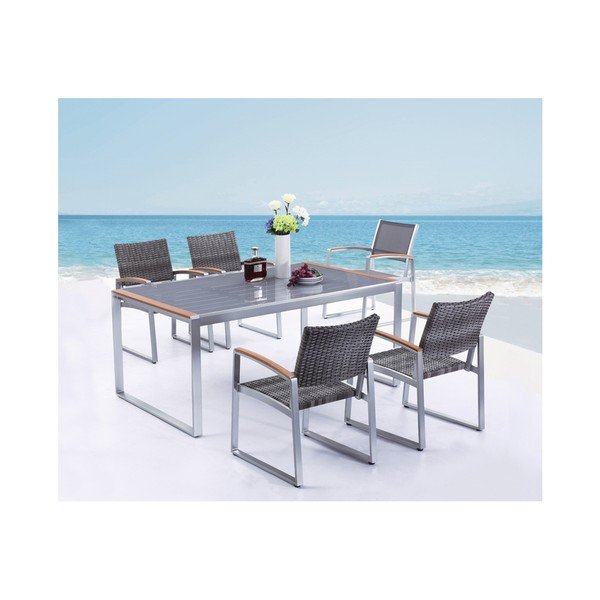 Dārza ēdamgalds 90x160 cm Ava – Garden Pleasure-image-2