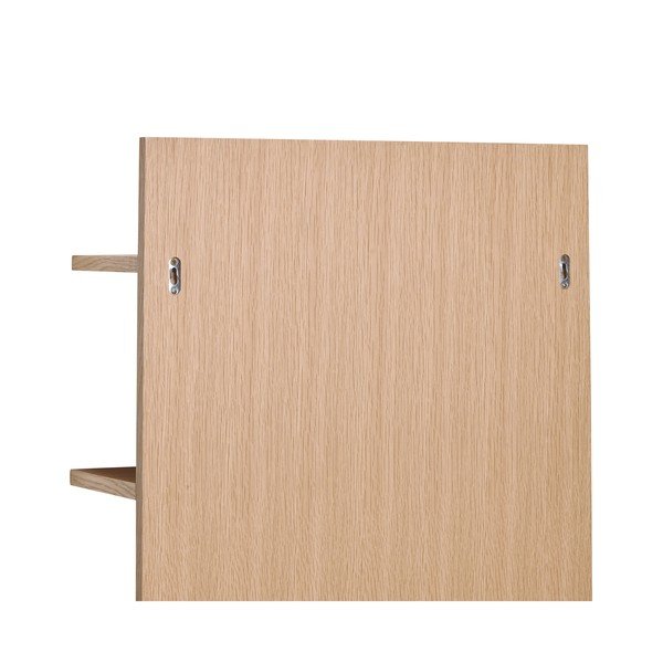 Dabīga toņa daudzlīmeņu sienas plaukts ar ozolkoka imitāciju 60 cm Stand – Hübsch-image-4