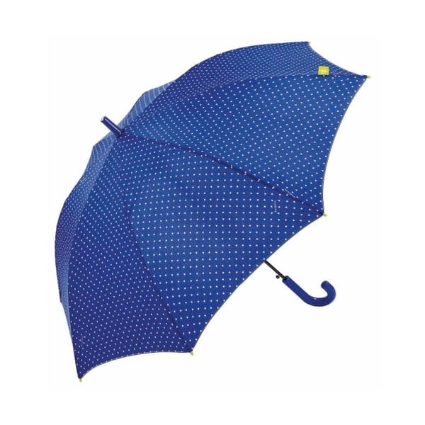Bērnu lietussargs ar ziliem punktiņiem, ⌀ 108 cm