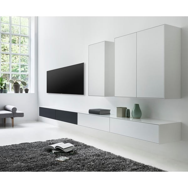 Melnbalts TV galdiņa un 2 kumožu komplekts Edge by Hammel – Hammel Furniture-image-1