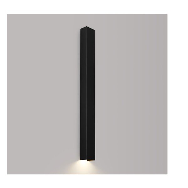 Melna metāla sienas lampa FREYA – Thoro-image-2