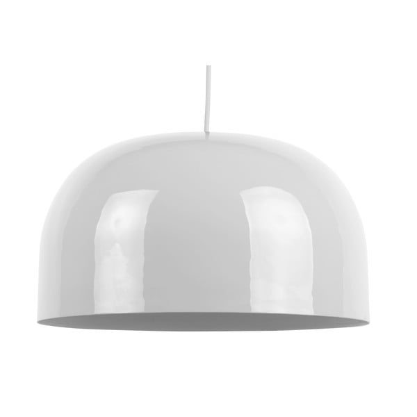 Balta piekaramā lampa ar metāla abažūru ø 40 cm Dome – Leitmotiv