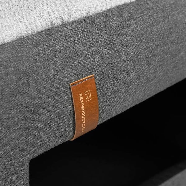 Gaiši pelēka suņu būda 43x43 cm Up and Down L – Rexproduct-image-1