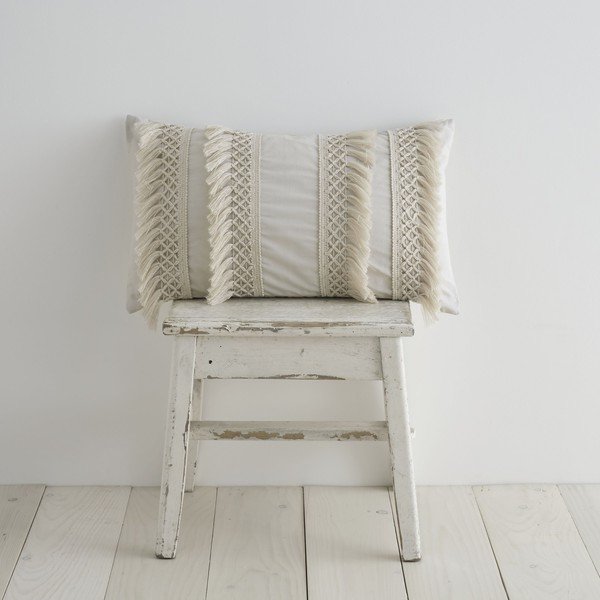 Pelēka un bēša spilvendrāna Pineapple Elephant Izmir, 30 x 50 cm-image-1