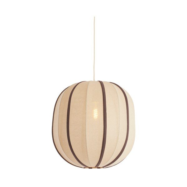Krēmkrāsas piekaramā lampa ar auduma abažūru Esmiria – Light & Living-image-2