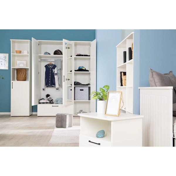 Balts bērnu grāmatu plaukts 49x190 cm Sylt – Roba-image-3